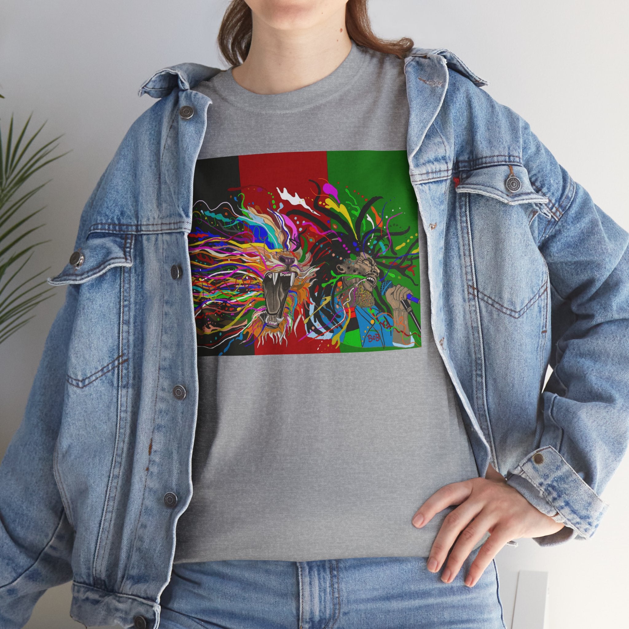 Psychedelic Native Headdress Graphic Tee