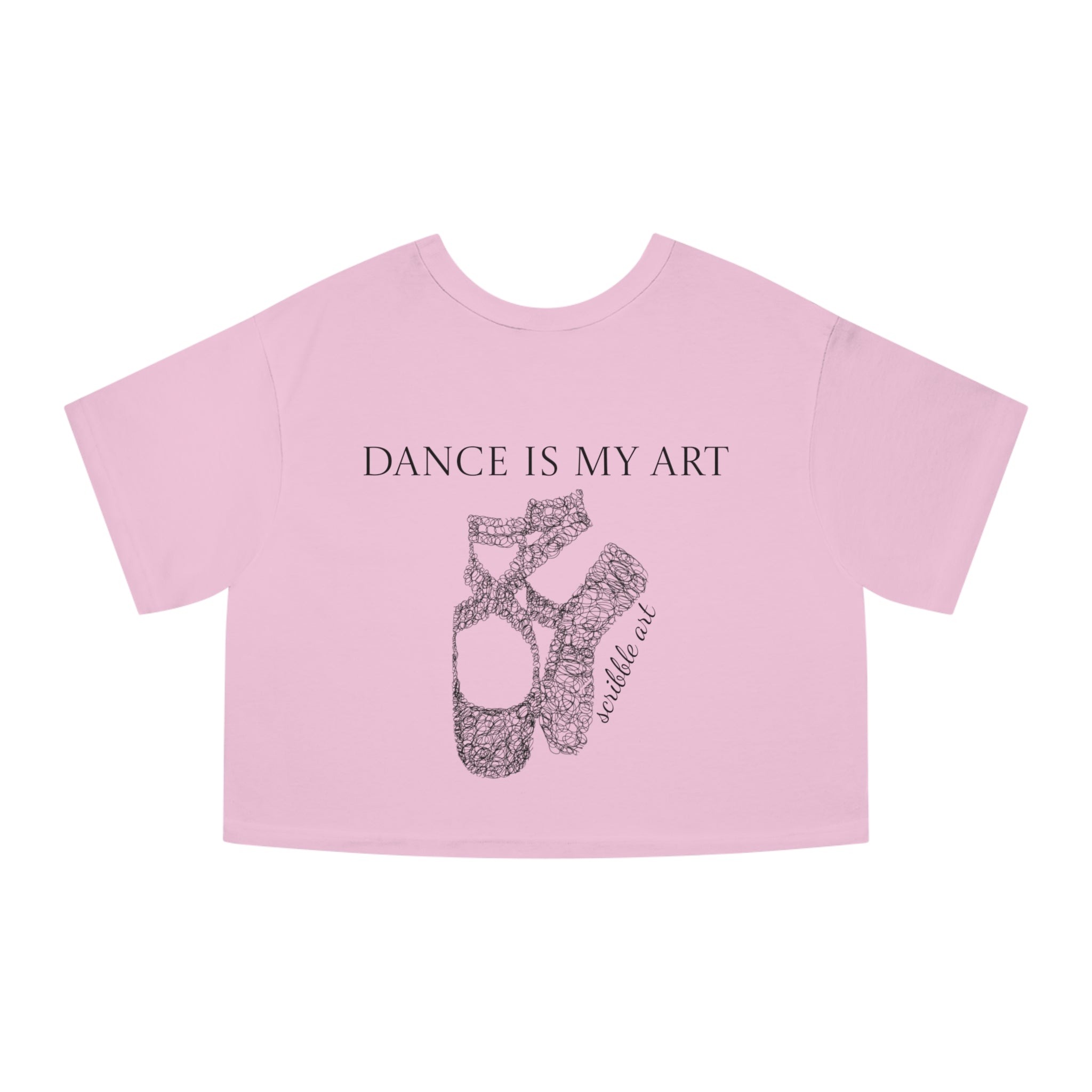 Dance Is My Art Cropped T-Shirt — Standards of Art Ballet Tee