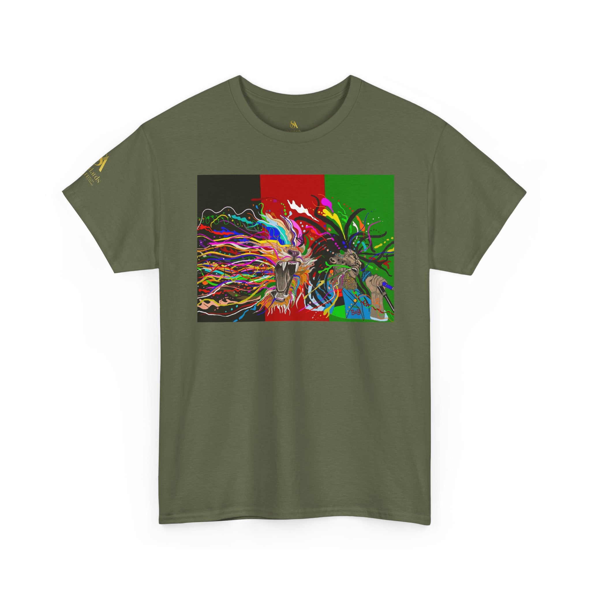 Psychedelic Native Headdress Graphic Tee