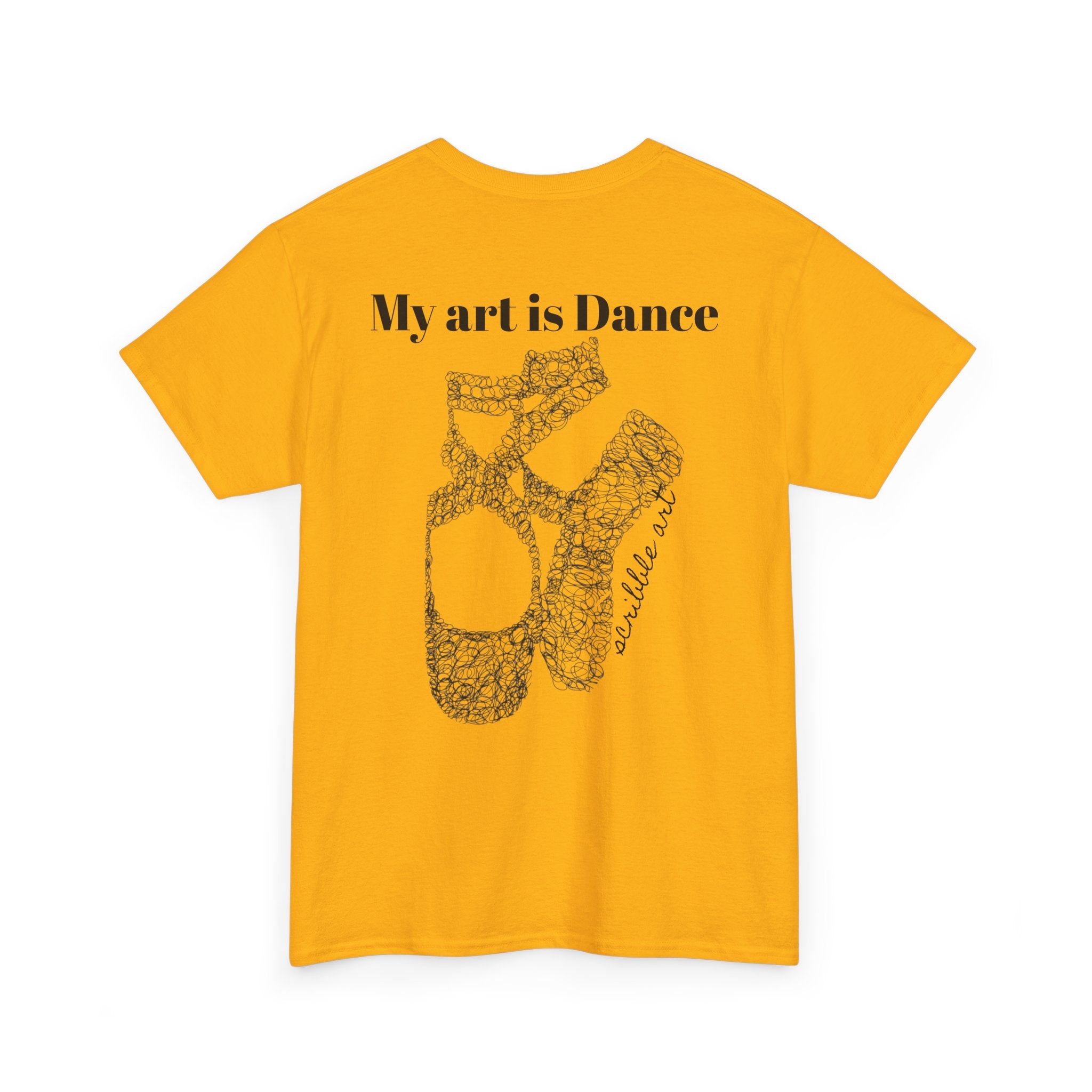 Dance Tee — "My Art is Dance" Ballet Pointe Shoe Graphic Shirt
