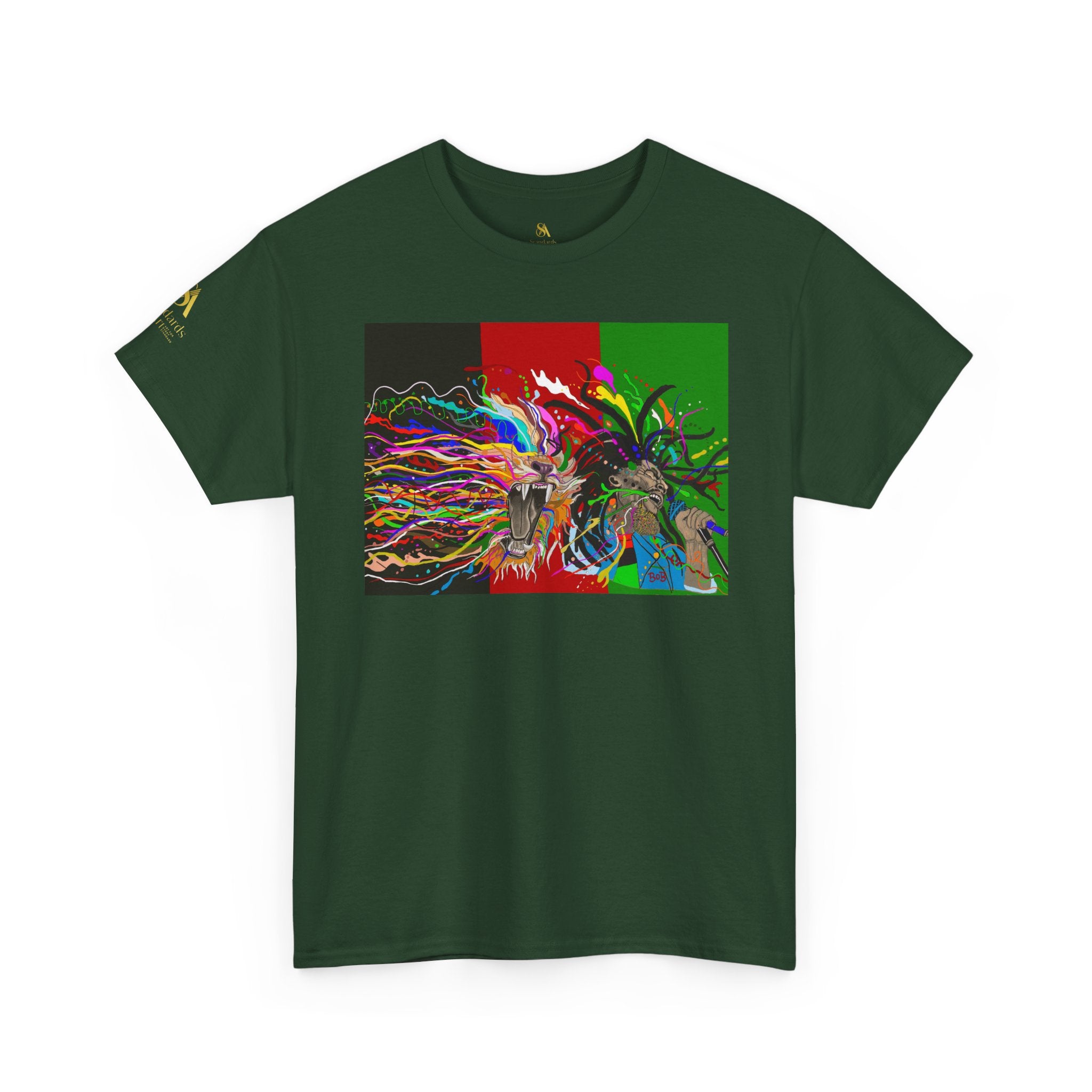 Psychedelic Native Headdress Graphic Tee