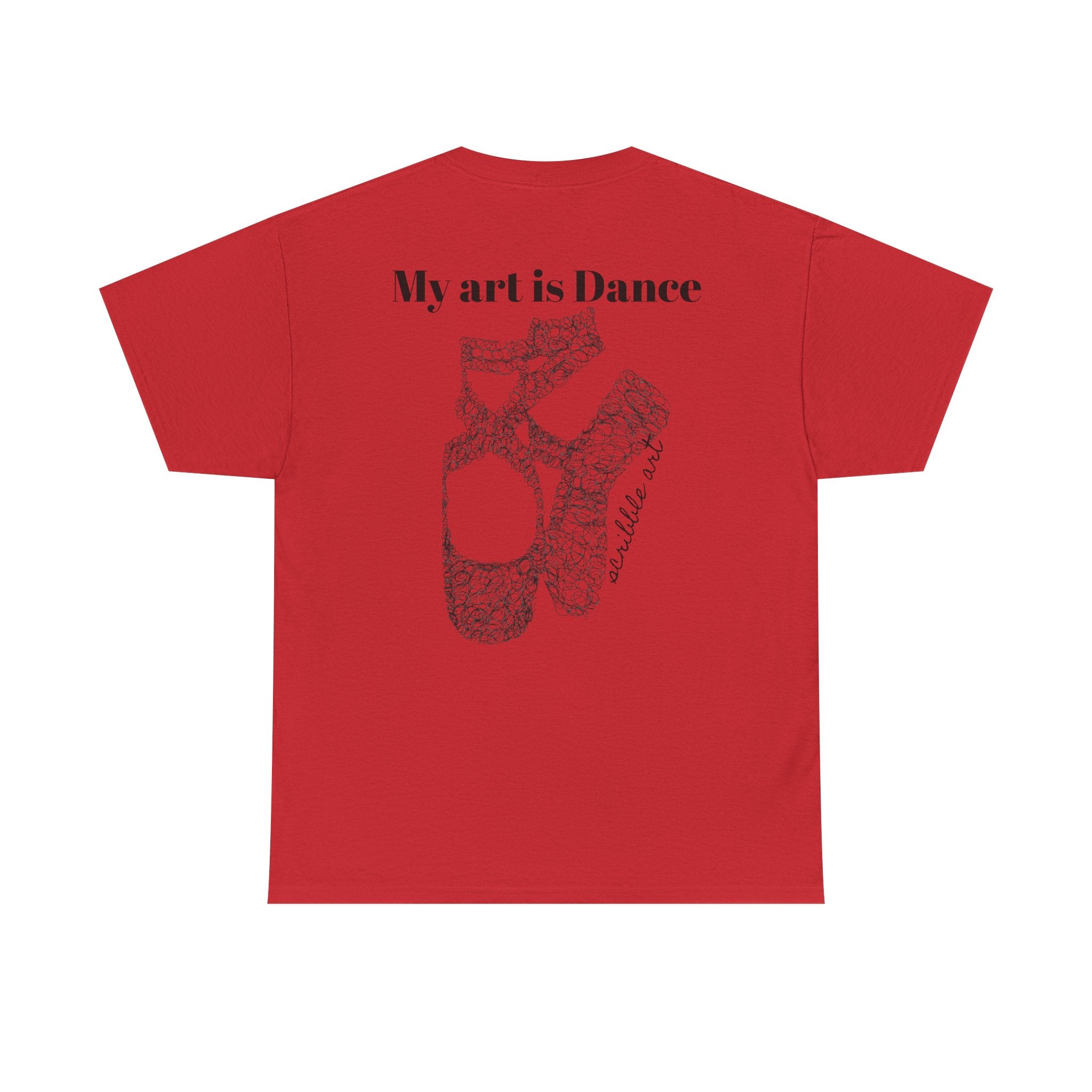 Dance Tee — "My Art is Dance" Ballet Pointe Shoe Graphic Shirt