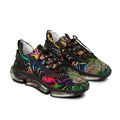 Men's Mesh Sneakers — Colorful Psychedelic Abstract Running Shoes