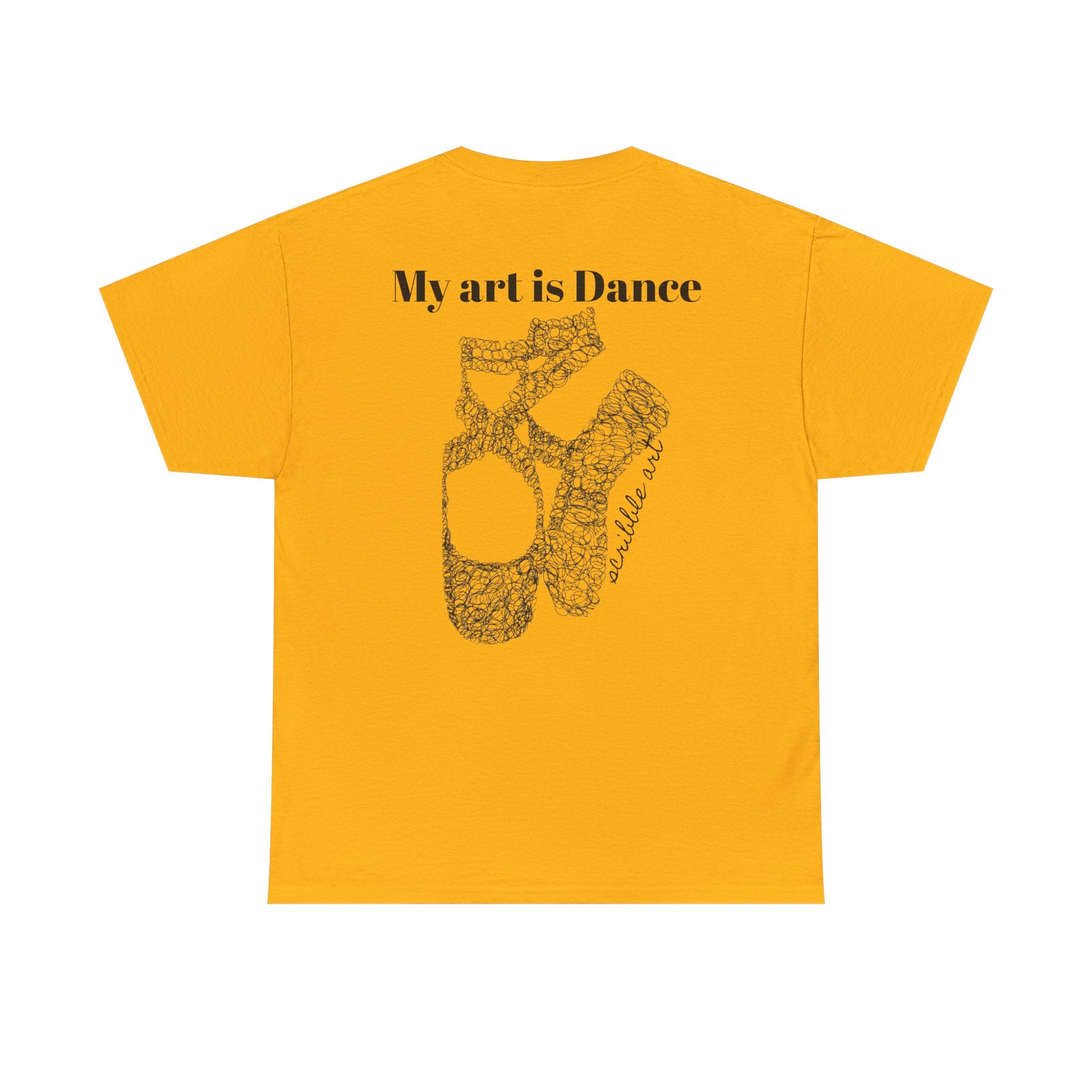 Dance Tee — "My Art is Dance" Ballet Pointe Shoe Graphic Shirt