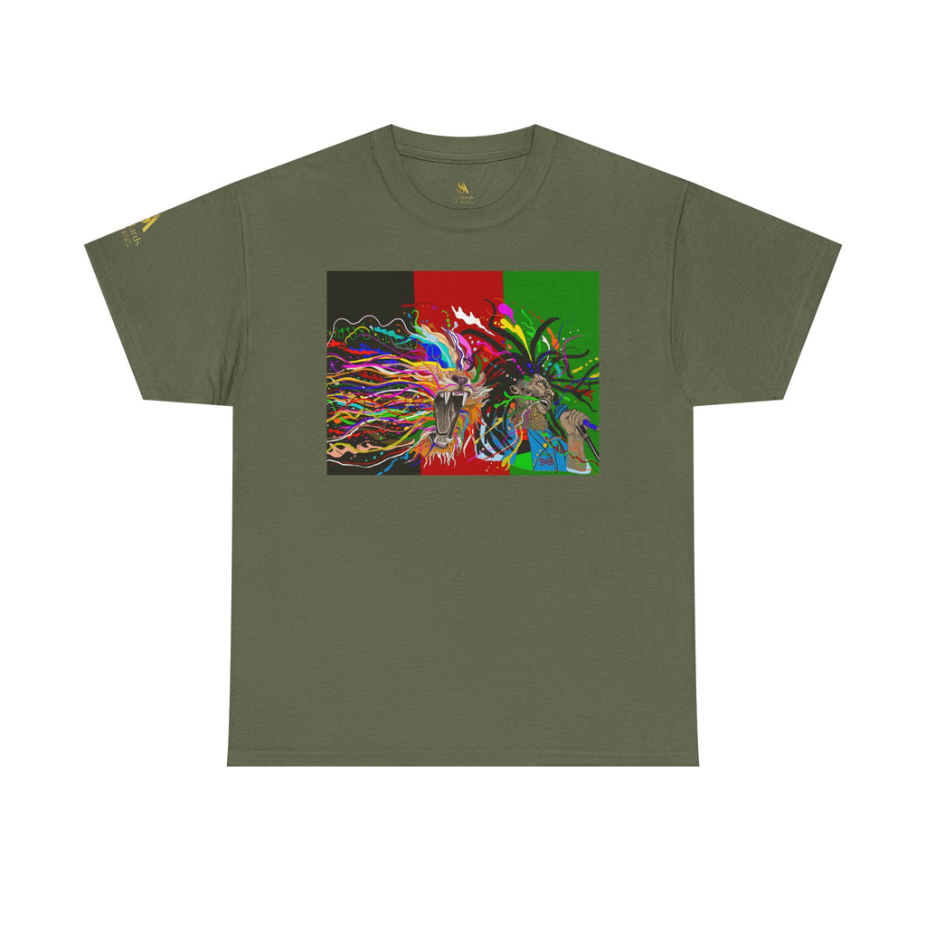 Psychedelic Native Headdress Graphic Tee