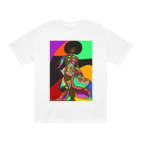 Afro Funk Art Tee — Vibrant Retro Soul Graphic T-Shirt
