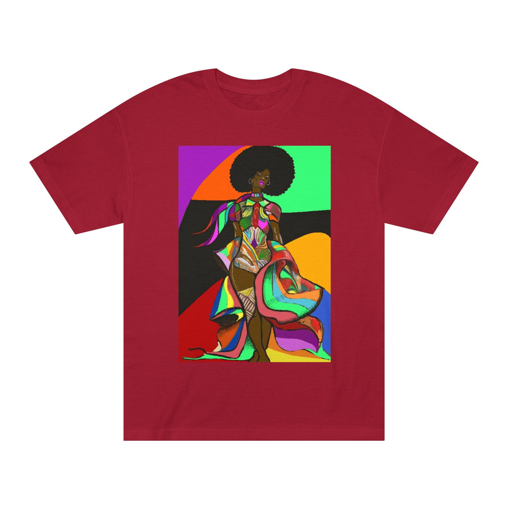 Afro Funk Art Tee — Vibrant Retro Soul Graphic T-Shirt