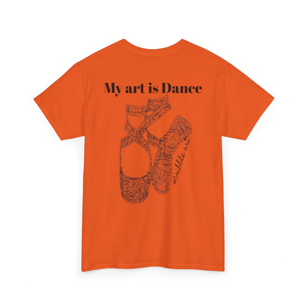 Dance Tee — "My Art is Dance" Ballet Pointe Shoe Graphic Shirt