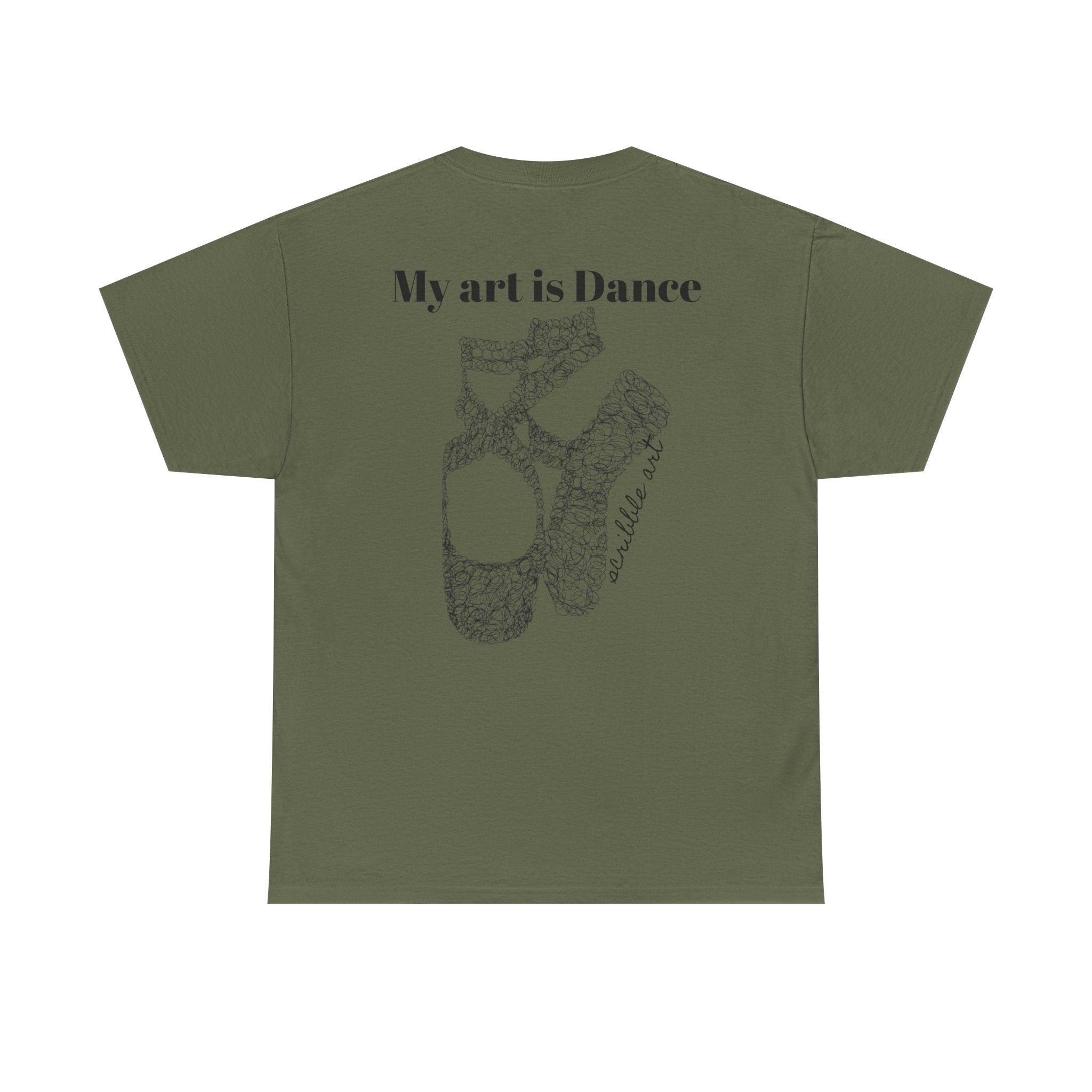Dance Tee — "My Art is Dance" Ballet Pointe Shoe Graphic Shirt